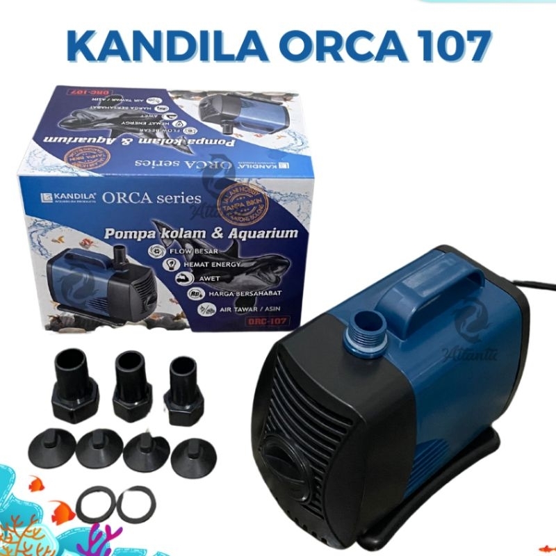 Kandila orca series 107 pompa mesin aquarium kolam koi kandila orca mesin kolam ikan besar
