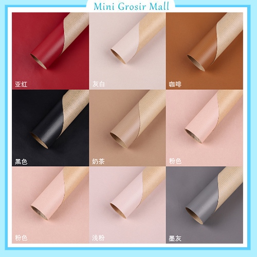 

Flower Wrapping Paper Dua Warna Bi Color Kertas Buket Bunga Florist Cellophane Double color kb65