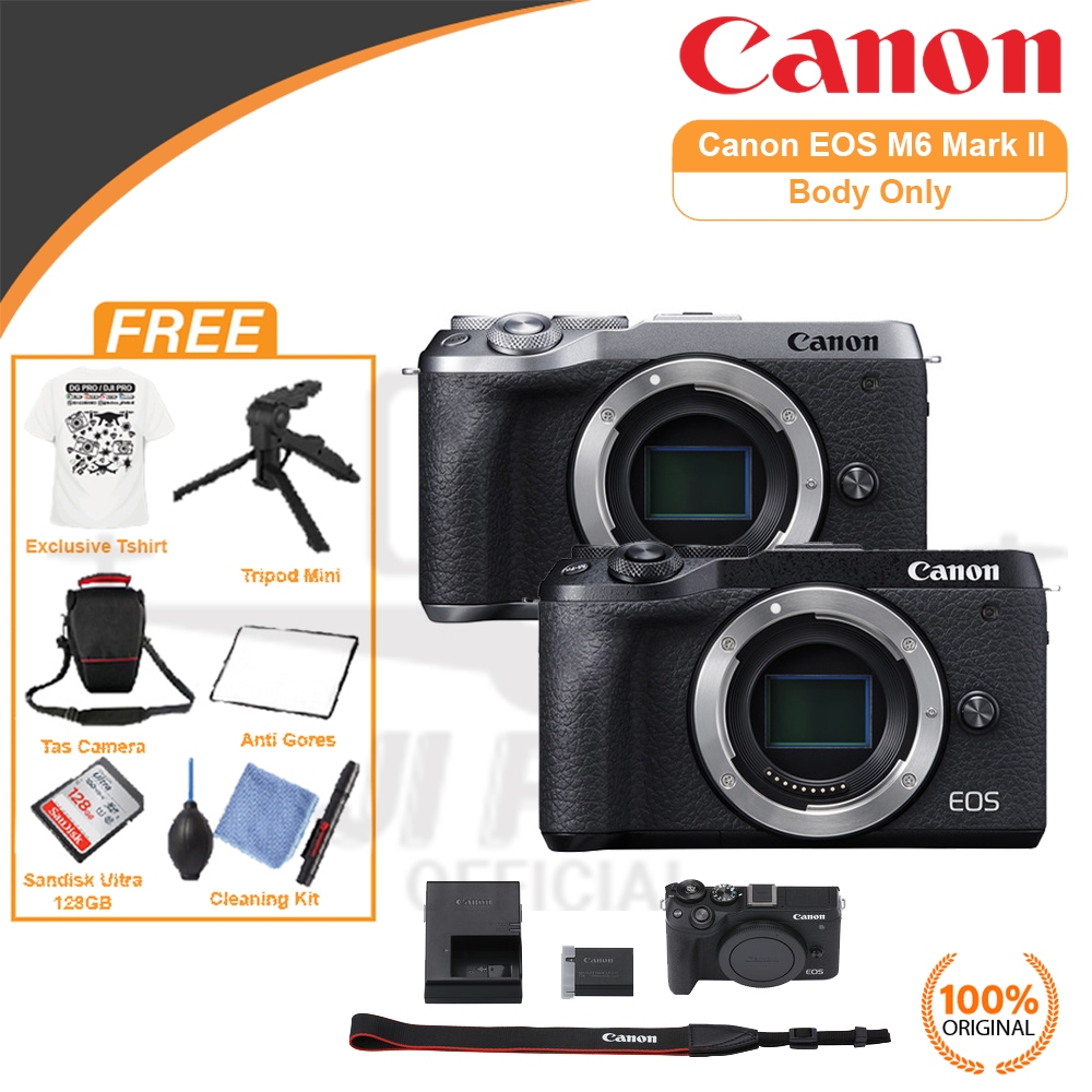 Canon EOS M6 Mark II BO Body Only - ORIGINAL