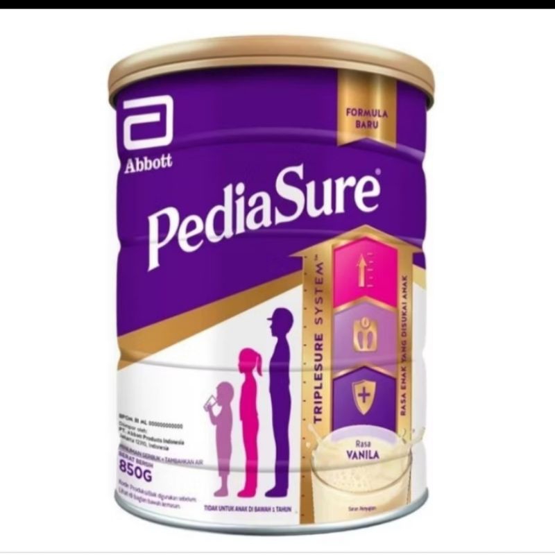 

Pediasure Triplesure Vanila 850gr Nutrisi Pertumbuhan Usia 1-10thn