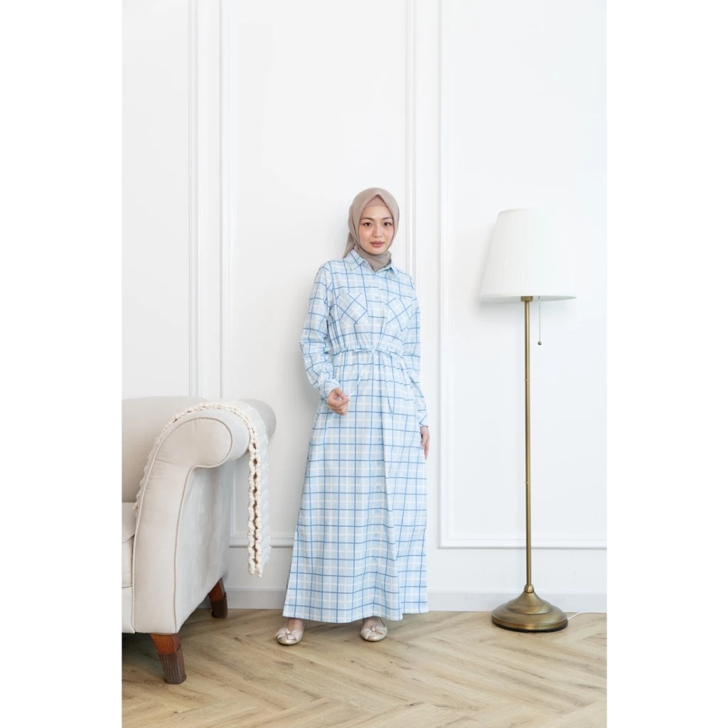 ULTRAVIOLET BY COME ORIGINAL. GAMIS DRESS BERKERAH WITH TAG