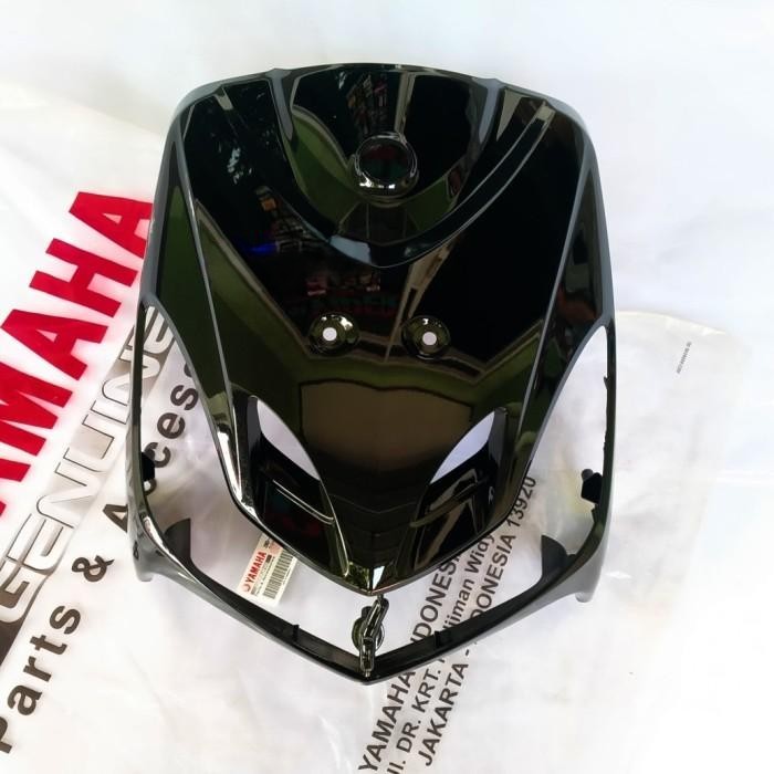 Tameng Depan Mio Smile Warna Hitam Original 28D-F8311-00-P1