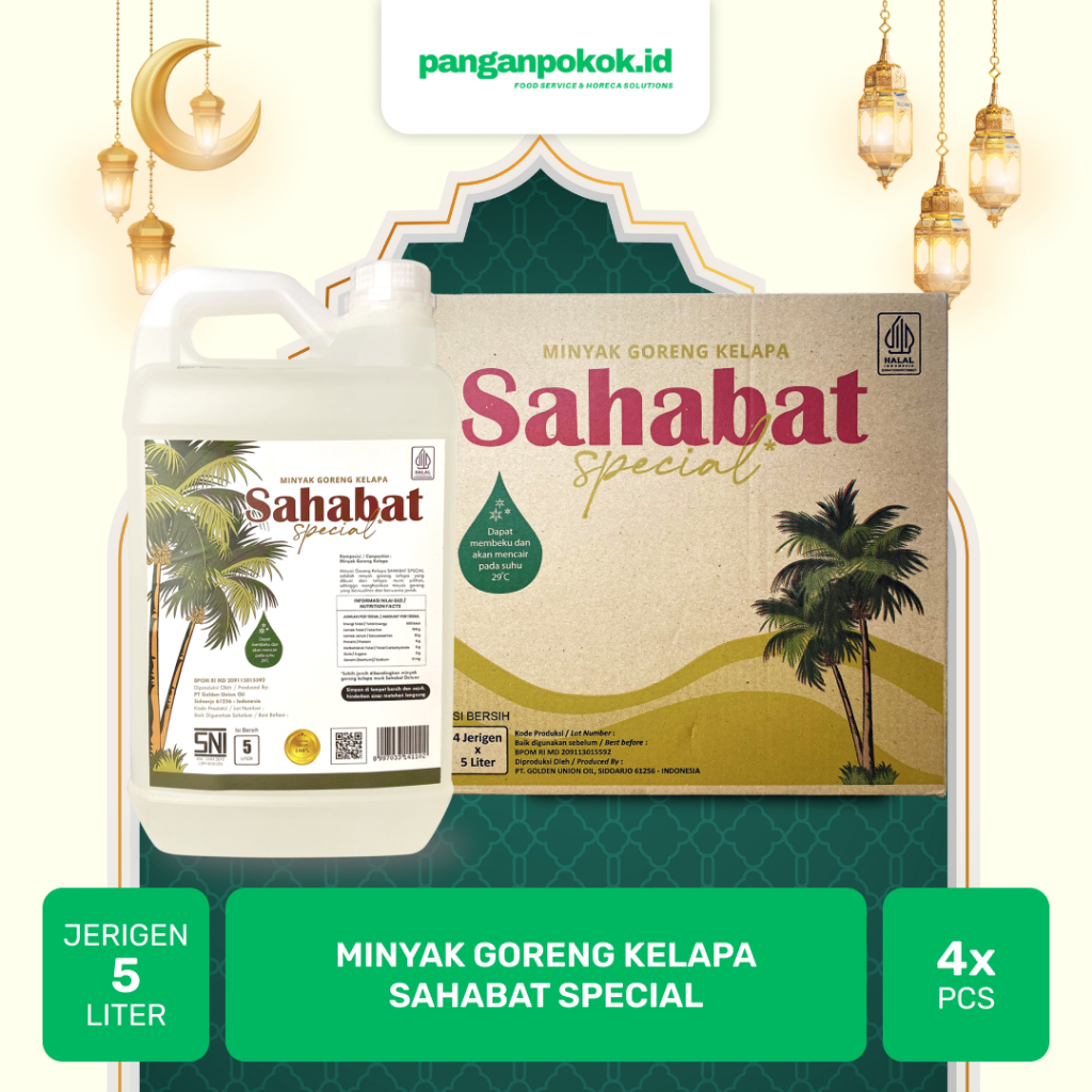 

Sahabat Special Minyak Goreng Kelapa Jerigen - 5L (4pcs)