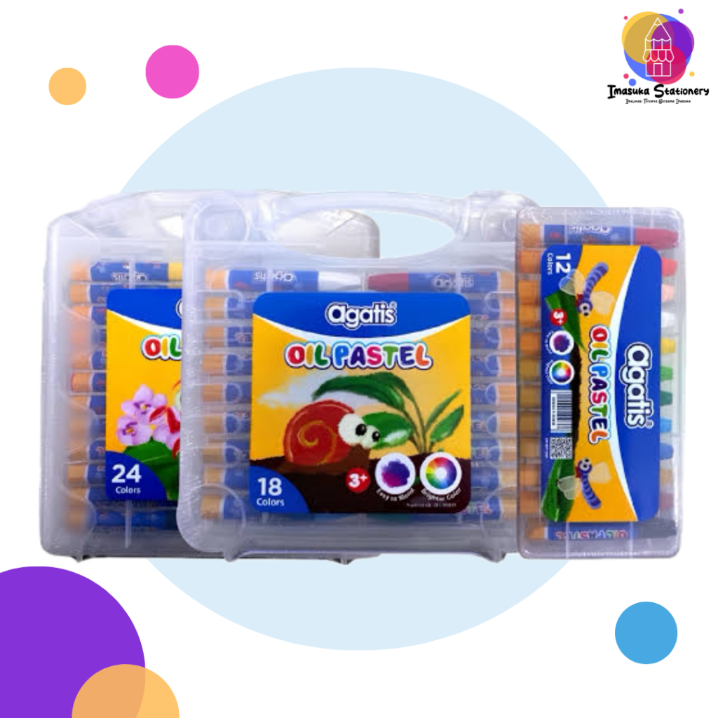 

Crayon Agatis Oil Pastel 12/18/24 Warna Anak