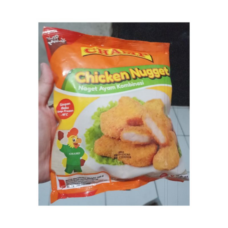 

CHAMP CHICKEN NUGGETS 225GR