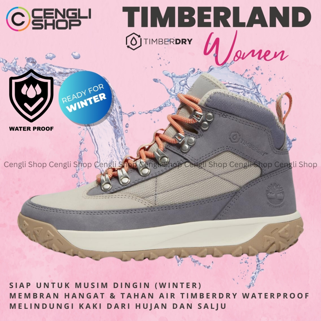 SEPATU SNEAKER TIMBERLAND WANITA ORIGINAL CASUAL SPORT BRANDED TW23