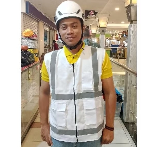 rompi safety/rompi safety warna putih/rompi safety proyek