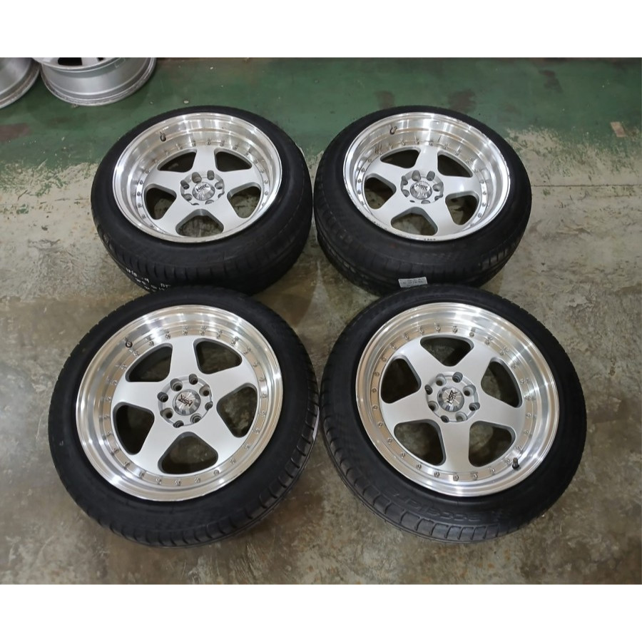 JUAL VELG RACING TERMURAH BERKUALITAS BUAT MOBIL AVANZA LIVINA KIJANG LGX BRIO MOBILIO YARIS JAZZ FR