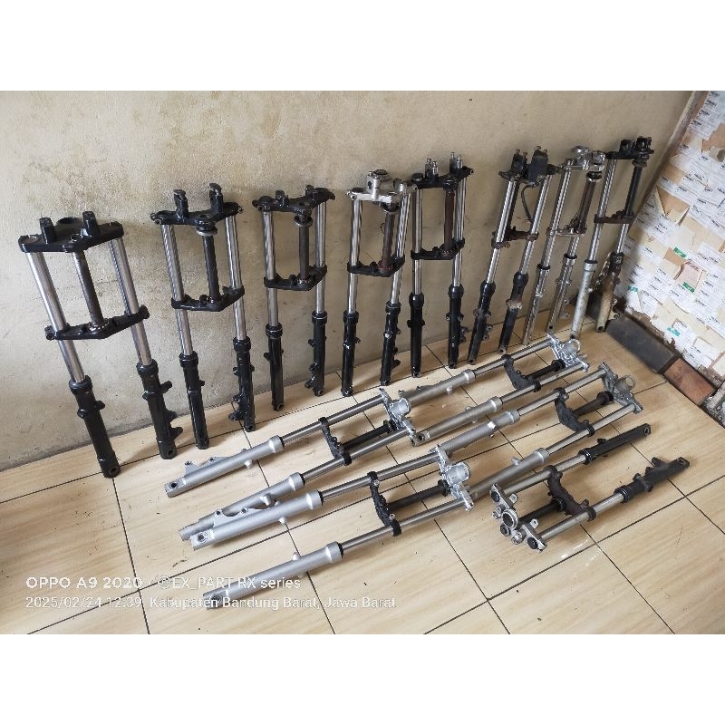 shock depan set RX king ORI RX king new peredam master cobra