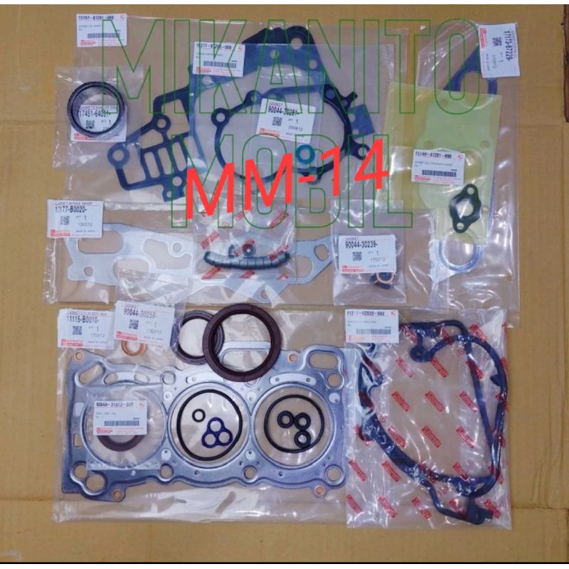GASKET FULL SET PACKING PAKING SET XENIA 1.0CC 1000CC VVTI ORI 1SET