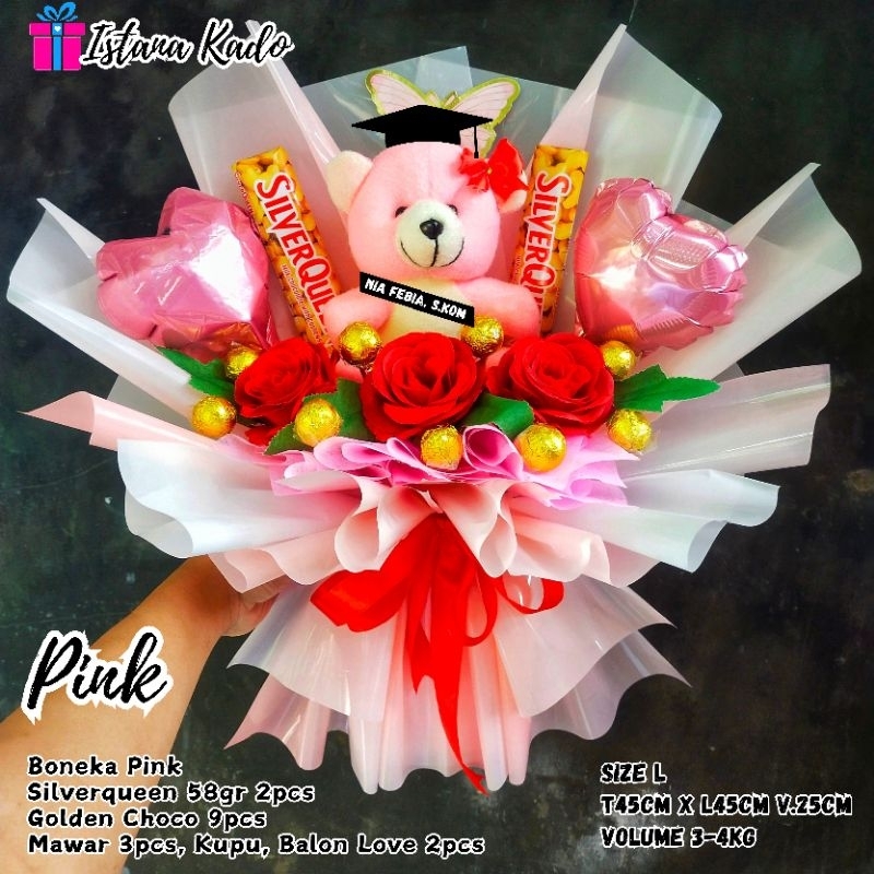 

WISUDA Kado buket coklat