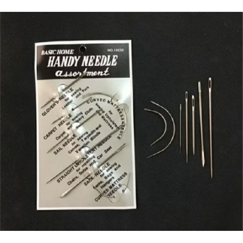 Jarum Jahit untuk kulit / kulit sintetis, jarum sofa, jarum jok