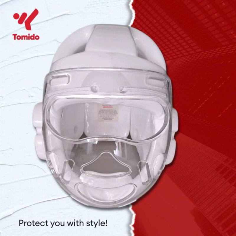 Helm Karate Tomido / pelindung Kepala Karate Wkf
