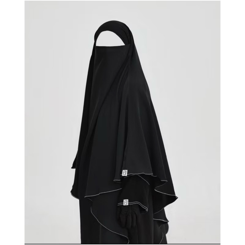 PRELOVED - ELMADINA FK FormalBlack & Huda Fk Fungi / Frenchkhimar