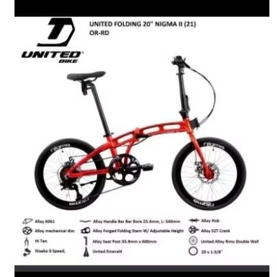 Sepeda Lipat United Nigma II