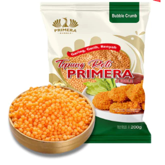 

Primera Bubble Crumb 200gram | Tepung Roti Primera 200gram