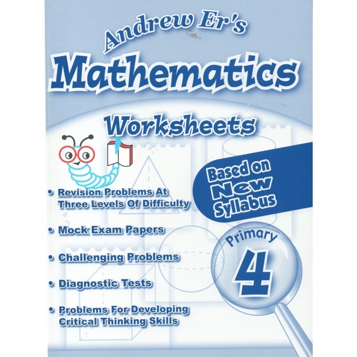 Andrew Er's Mathematics Worksheet P4 | Buku Latihan Soal Matematika SD
