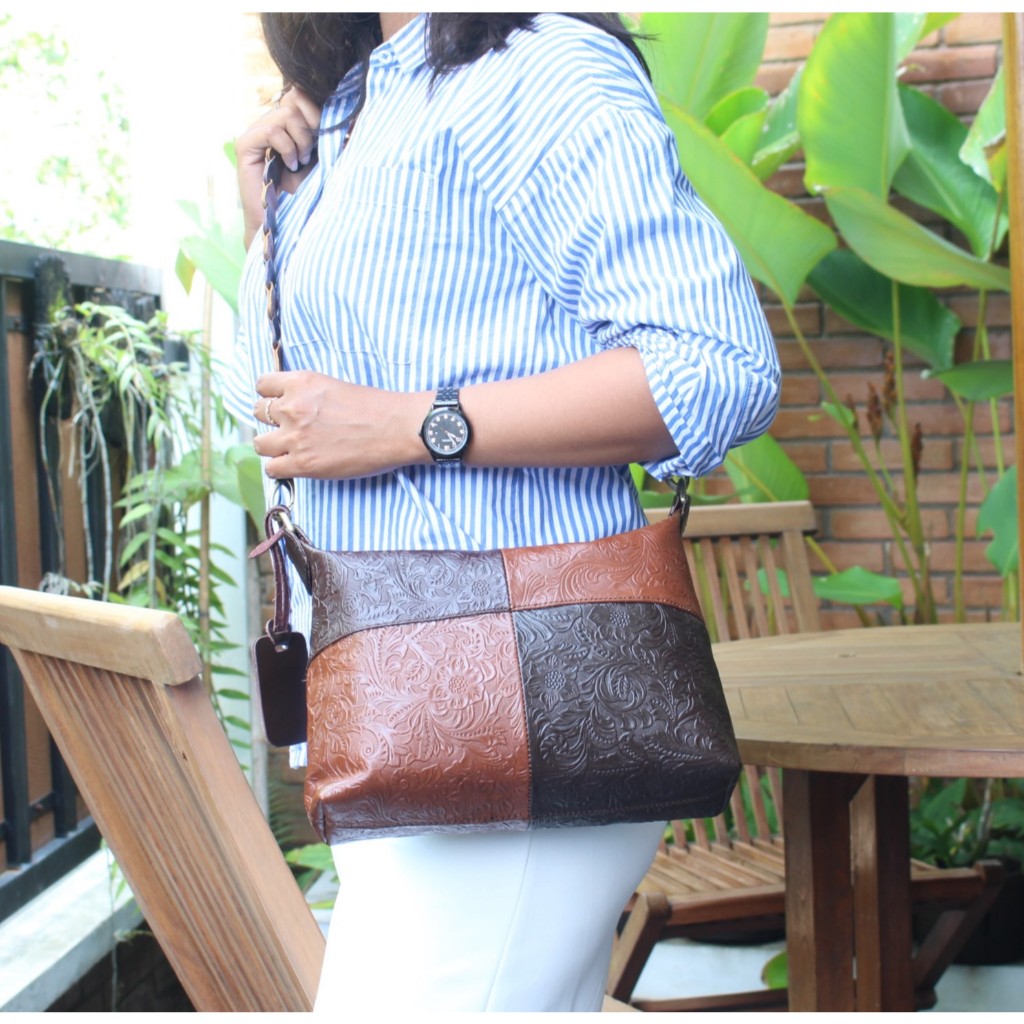 Gozzo Leather Tas Slempang Tas Kulit Sapi Asli KYRA Leather BAG