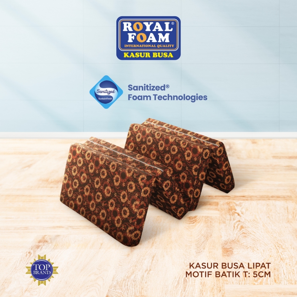 Kasur Busa Lipat Royal Foam Ekonomis Tebal 5 cm