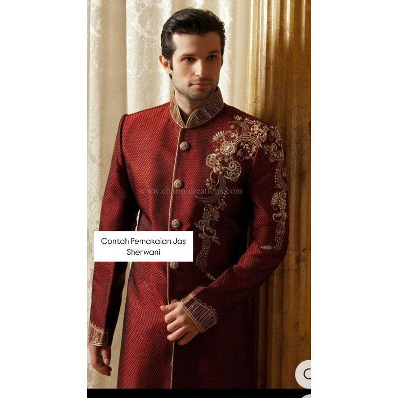 JAS SHERWANI INDIA| BAJU PENGANTIN COWOK| BAJU PENGANTIN INDIA