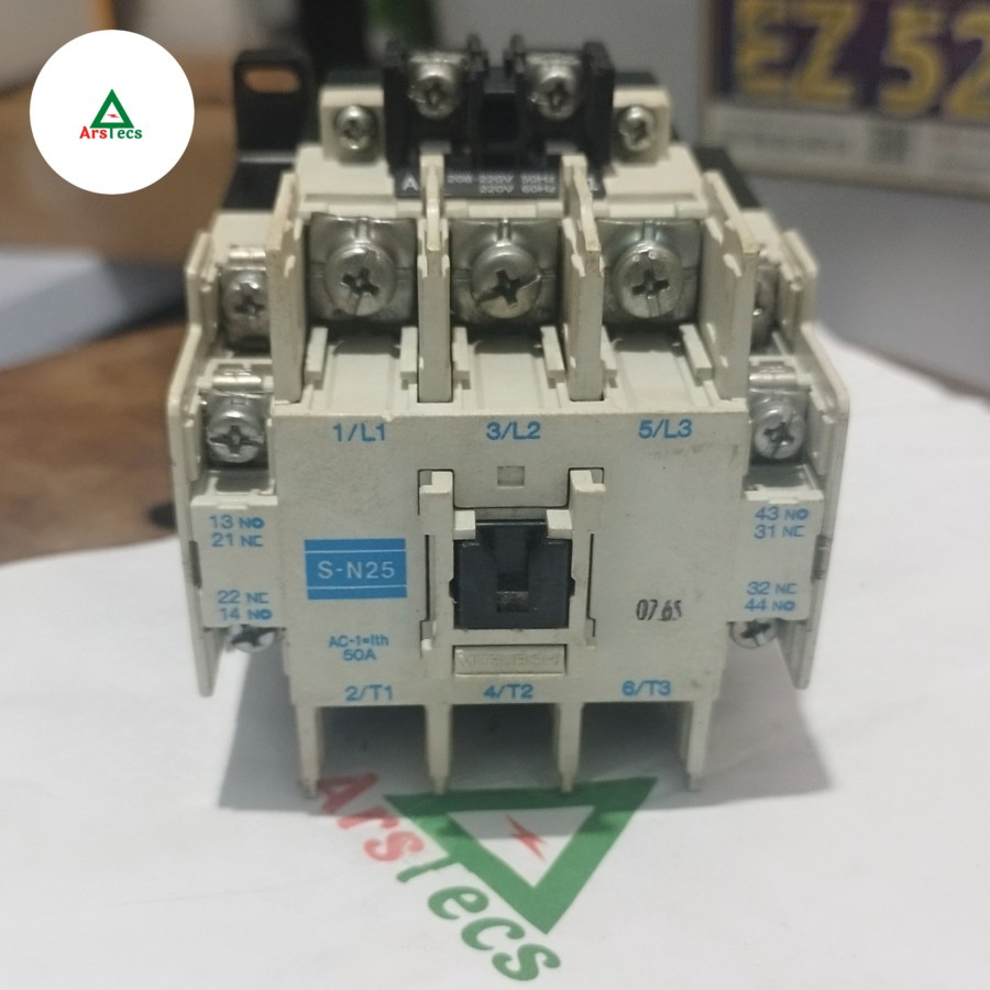 Kontaktor Mitsubishi S-N25 Coil 220Volt Bekas Original