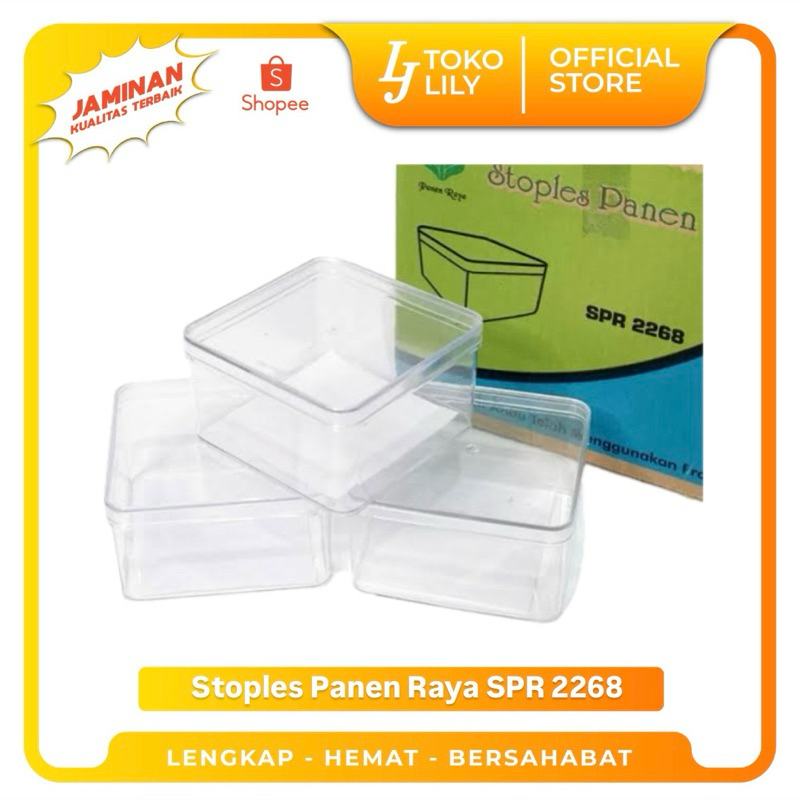 Toples Kue Kering Dessert Box Kotak 250gr Panen Raya SPR 2268