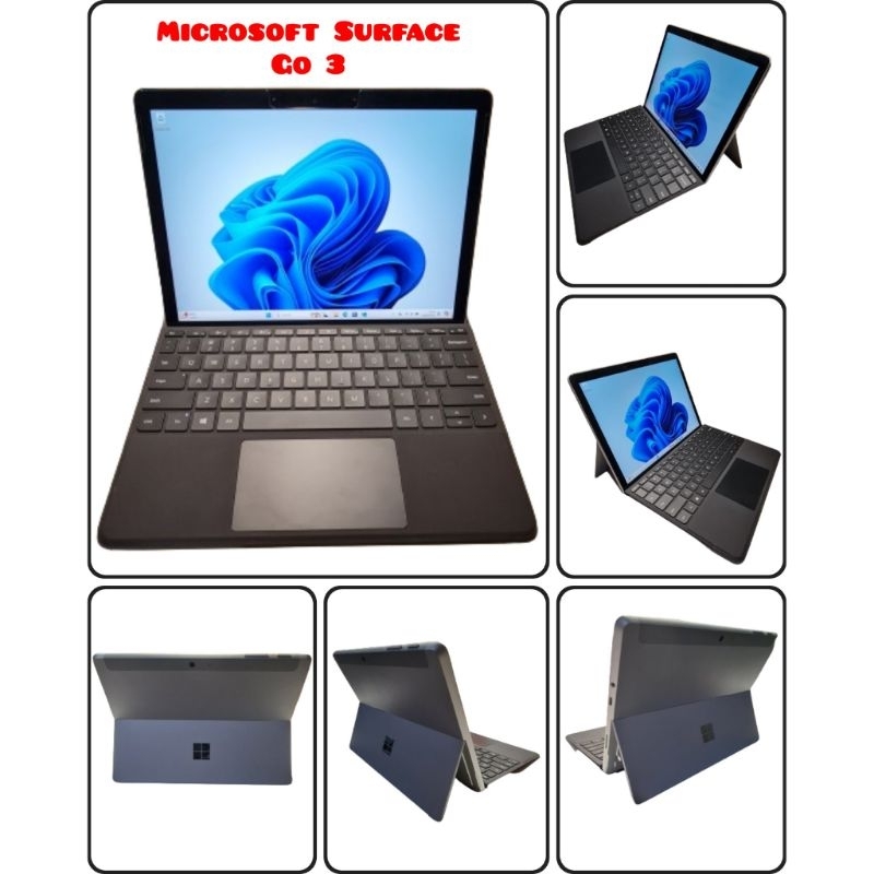 MICROSOFT SURFACE GO 3 INTEL CORE I3 10100Y RAM 8 GB ROM 128 GB (SSD) TOUCHSCREEN 10,5 INCH