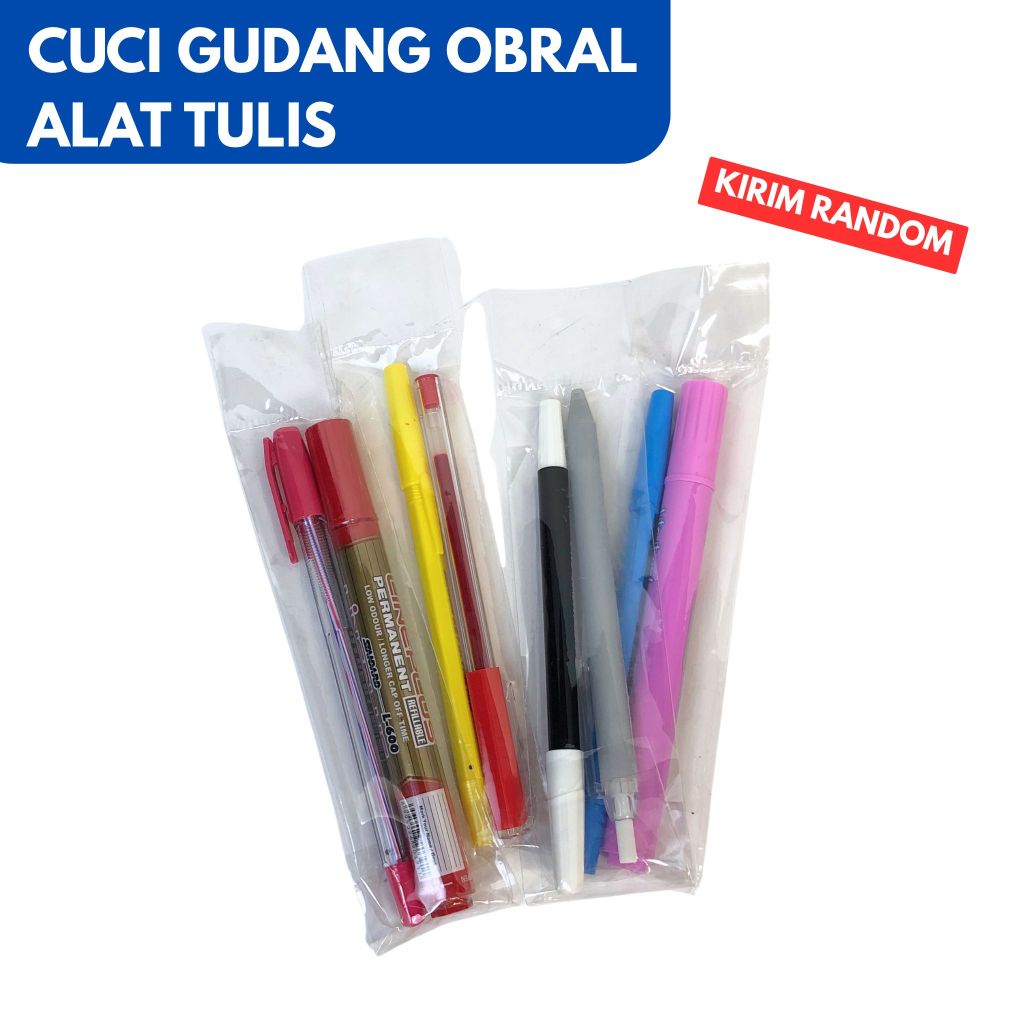 

OBRAL Cuci Gudang Set Alat Tulis Random Set Isi 2