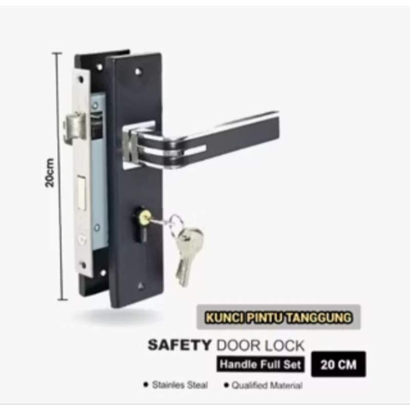 Handle set KUNCI PINTU BESAR (GAGANG PINTU MINIMALIS)