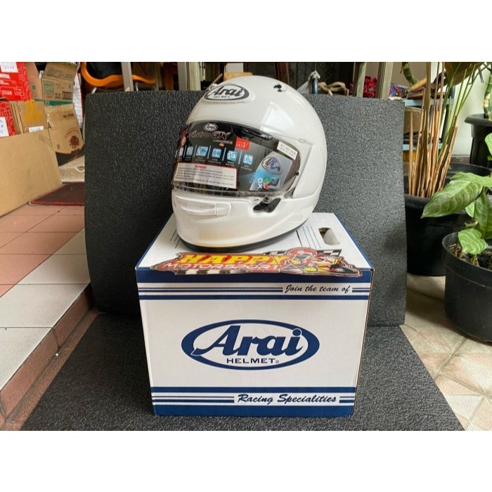 HELM FULL FACE ARAI ASTRO-GX GLASS WHITE