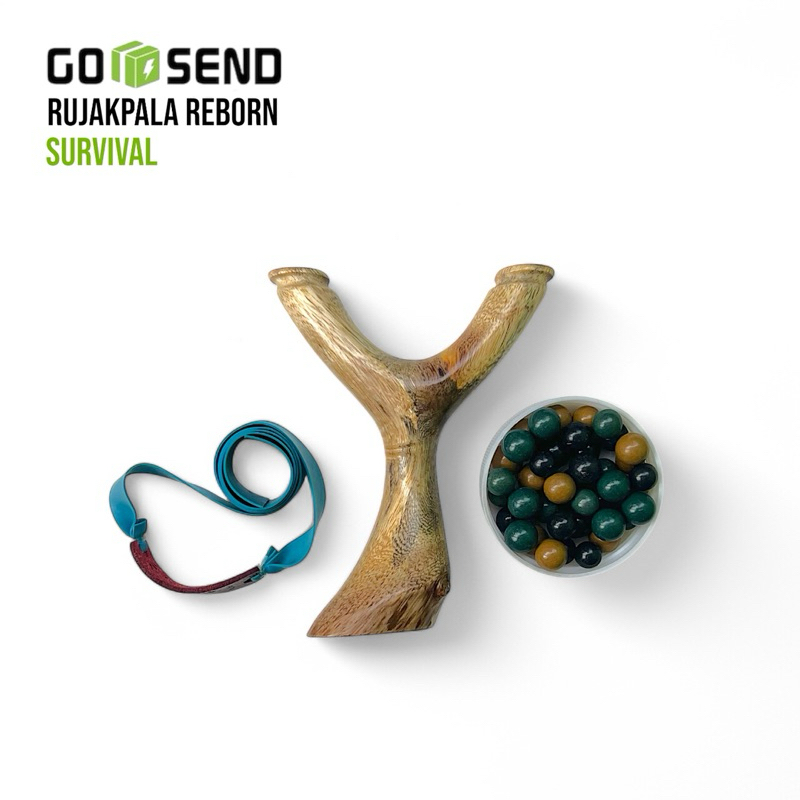 ketapel kayu cagak natural kayu johar full set by onay