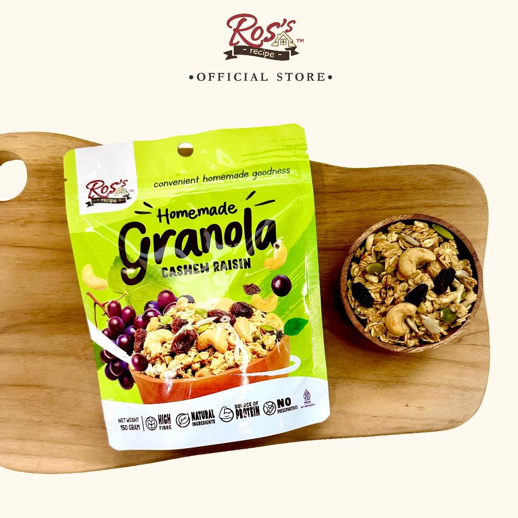 

Granola Homemade Cashew Raisin 150gr