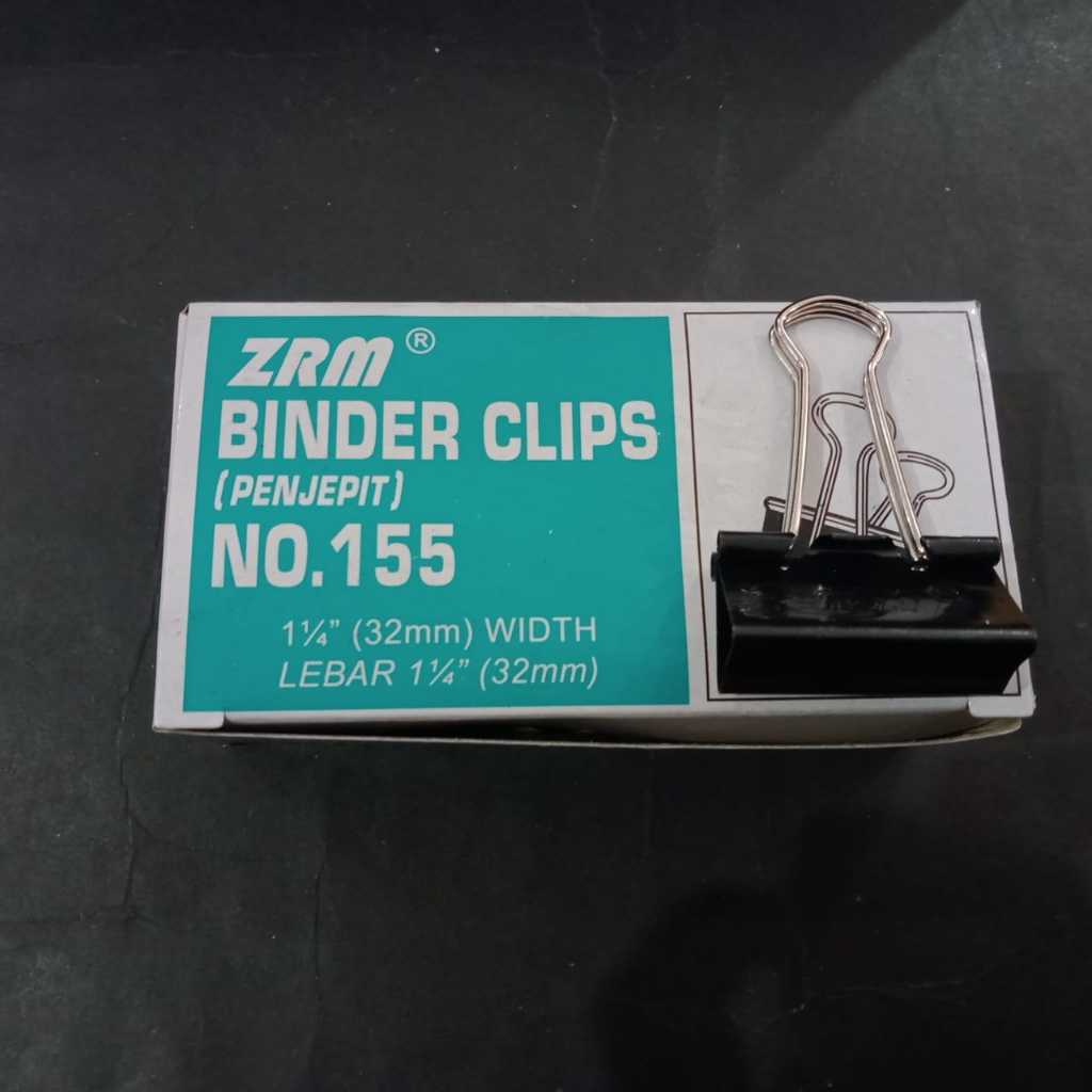 

binder clips no. 155, jepit kertas hitam no. 105