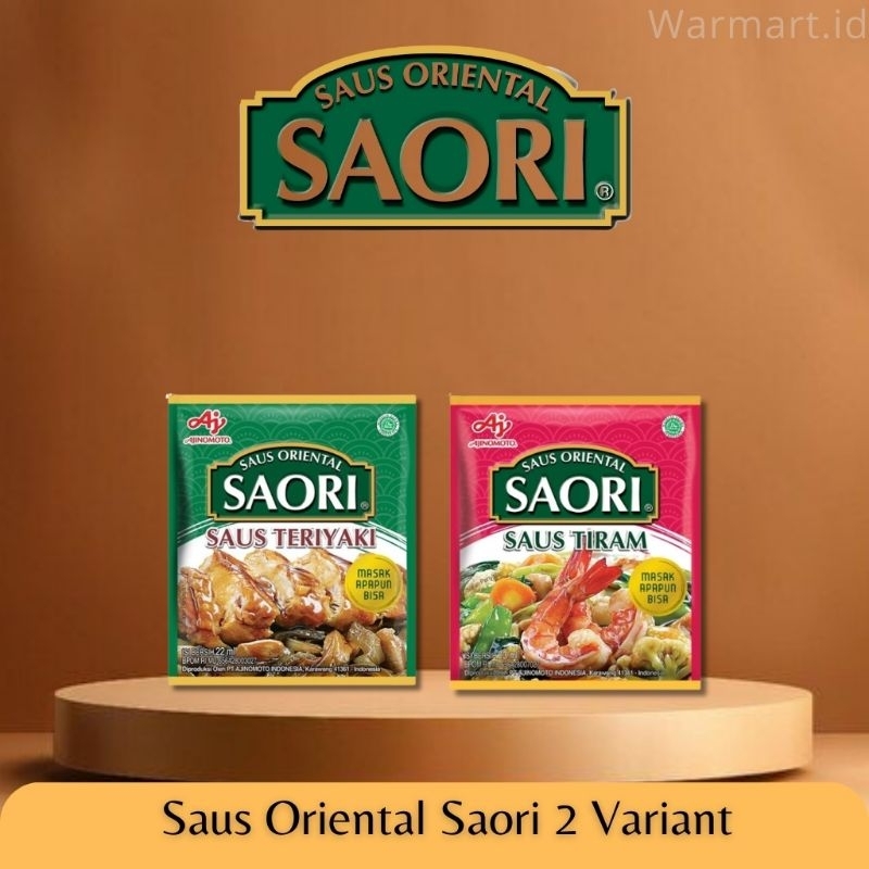 

Bumbu Masak - Saus Oriental Saori 2 Variant ×5 pcs