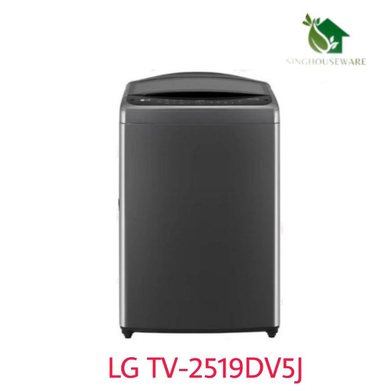 LG Mesin Cuci 1 Tabung Bukaan Atas 19KG TV-2519DV5J