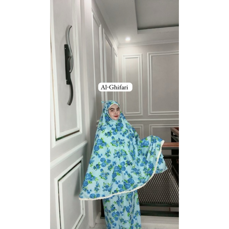 Mukena Bunga POLOS DAN MOTIF / Mukena murah Traveling