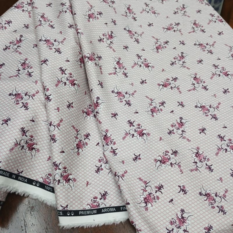 Kain Katun Bunga / Kain Katun Italy/Premium motif