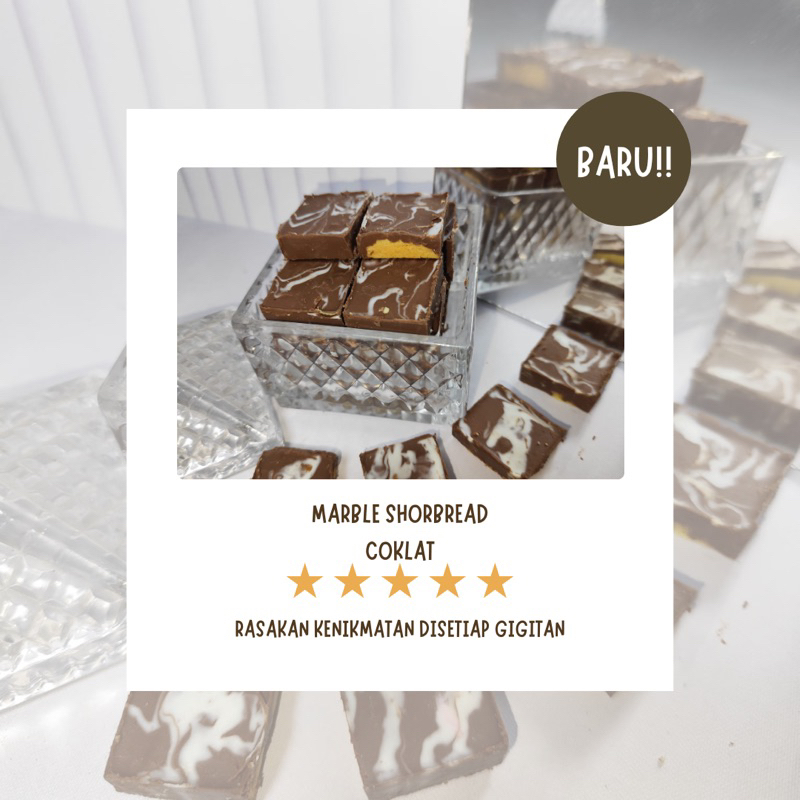 

Marble Shorbread Coklat