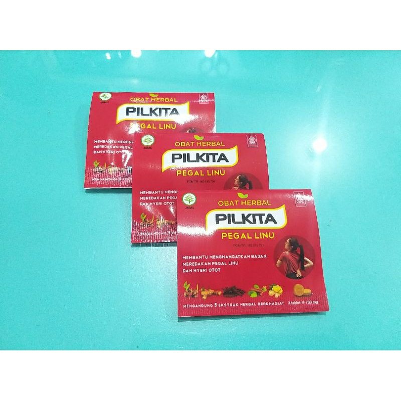 PILKITA @ 2 TABLET | PIL KITA OBAT HERBAL PEGAL LINU
