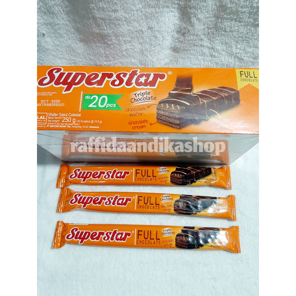 

Superstar box | Wafer bersalut coklat