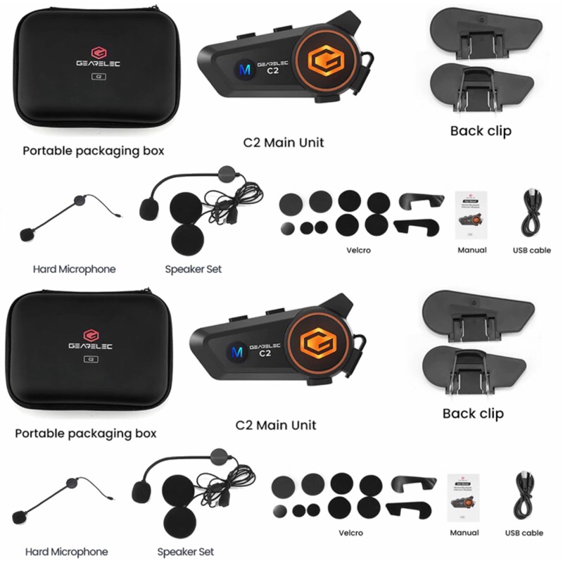 INTERCOM GEARELEC C2, INTERCOM HELM, Headset helm