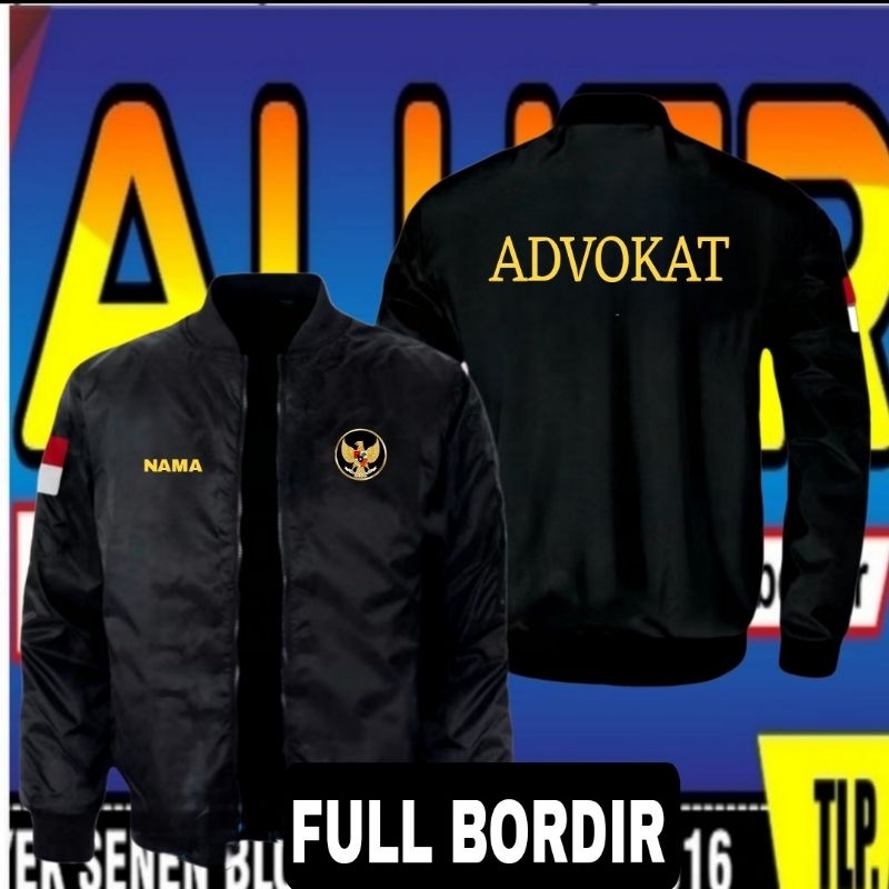 terbaru Jaket bordir advokat jaket advokat jaket bomber advokat jaket kerja advokat jaket seragam ad