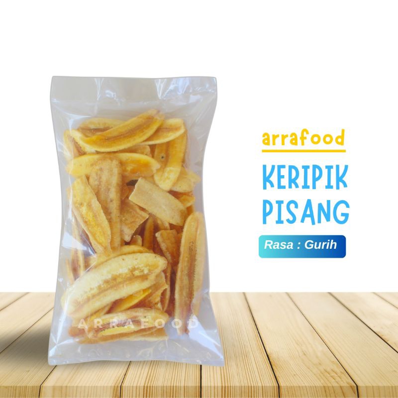 

Keripik Pisang Kepok Rasa Ori manis Snack Cemilan asli lampung