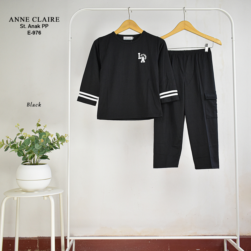 Baju Tidur Anak Perempuan PP Anne Claire Set Piyama Lengan Panjang Motif Karakter