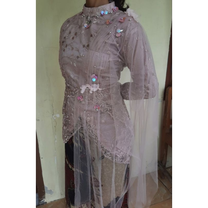 Kebaya Soft Pink ukuran L (FLOO_FASHION)