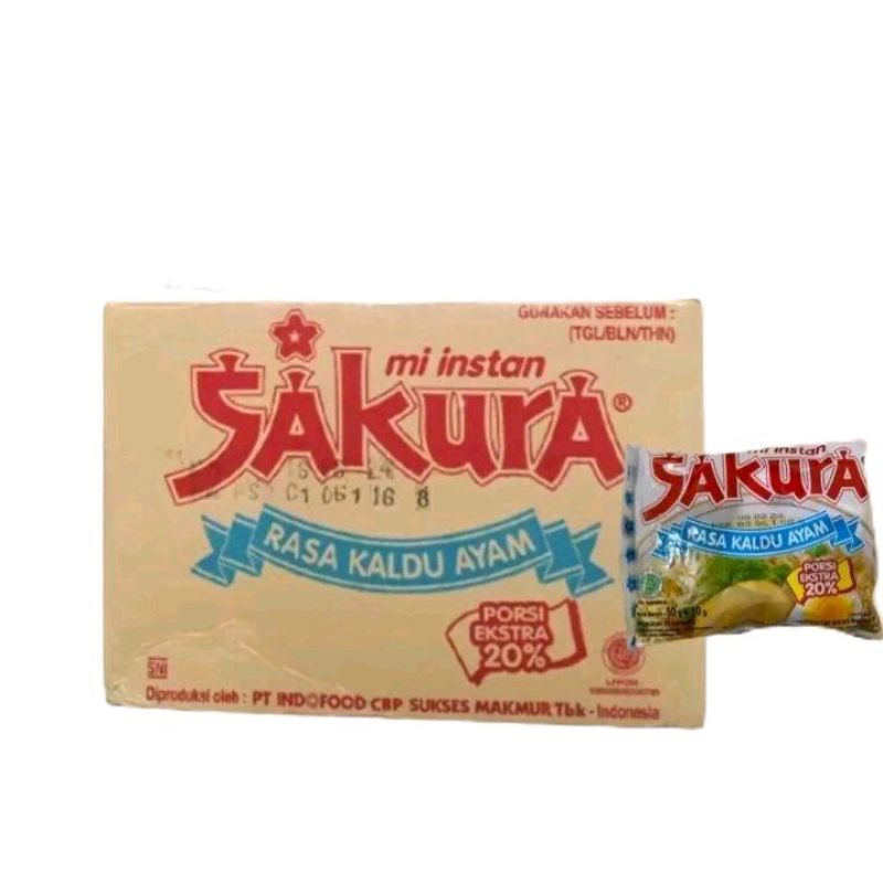 

1DUS Mie Instan Sakura Kuah Kaldu Ayam Isi 40pcs