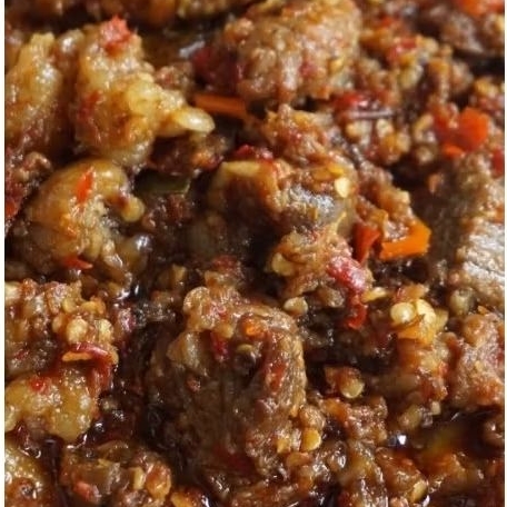 

oseng mercon daging tetelan sapi 100gr