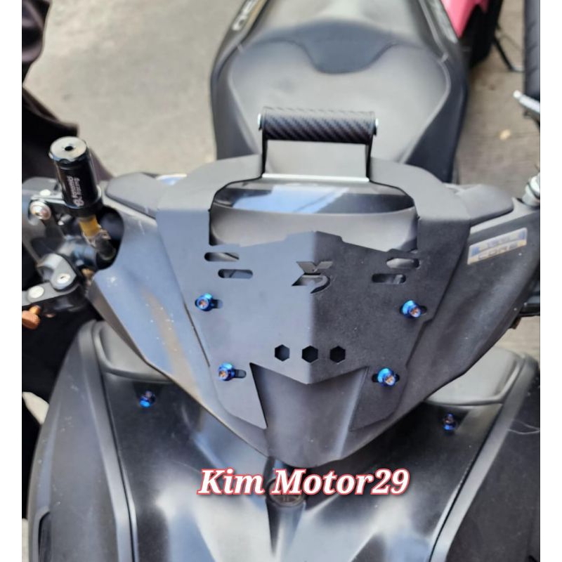breket gps Yamaha aerox turbo / aerox new / aerox old breket holder hp aerox alpha