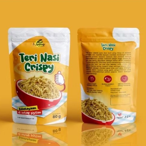 

teri nasi crispy / teri nasi mpasi