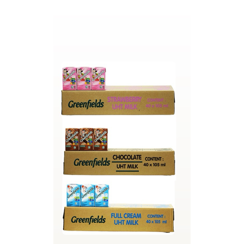 

Susu UHT Greenfields 40 x 105 ml Full Cream Plain, Chocolate, Strawberry - karton - WAJIB TAMBAH BUBBLEWRAP JIKA MENGGUNAKAN PENGIRIMAN EKSPEDISI